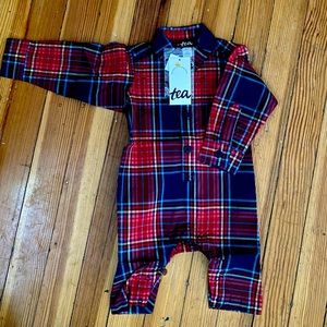 NWT tea collection holiday romper